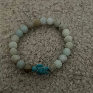Turquoise Turtle Beaded Bracelet